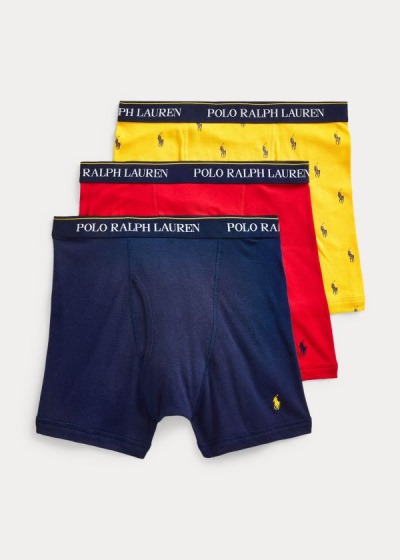 Men's Polo Ralph Lauren Wicking 3-Pack Briefs | 639541WCH